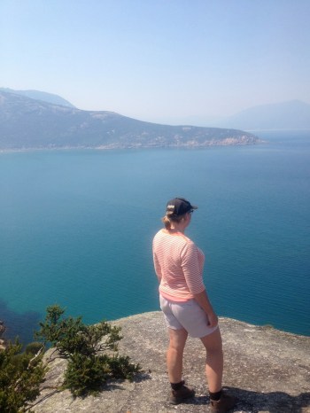 Susan at Pillar Point